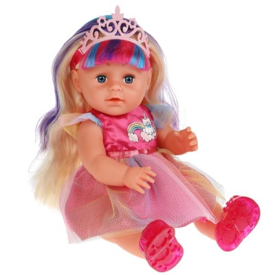 Кукла озвученная Настюша 40см Карапуз Y40SBB-DP-CAKE